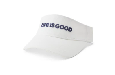 LIFE IS GOOD WOODMARK VISERA HORIZONTAL CHILL CAP NUBE BLANCO AJUSTABLE NUEVO CON ETIQUETAS Foto 1 de 4