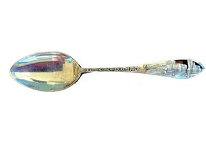 Detroit Michigan Sterling Silver 5 1/2" Souvenir Spoon City Hall .56oz. - Bild 1 von 10