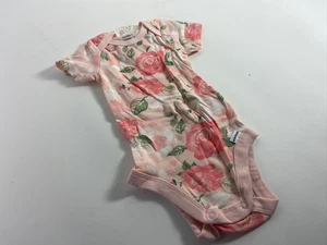 Modern Moments Baby Girl Pink Floral Bodysuit One Piece 3-6M - Picture 1 of 4
