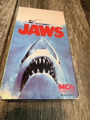 Jaws (VHS, 1975) MCA Home Video - 1983 Release - Steven Spielberg, Roy Scheider - Image 1 of 4