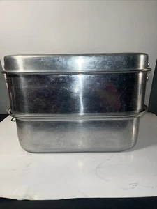 Vintage Wear-Ever 5 Stück Bräter Aluminium Bräter Backform USA Extra Groß - Bild 1 von 7