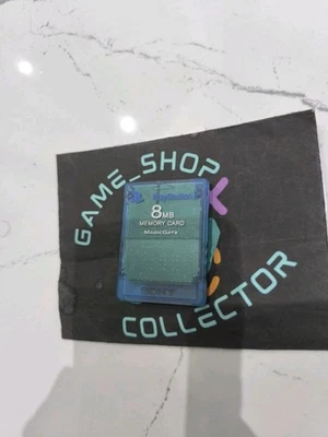 Memory Card Originale Sony 8MB Blue trasparente Playstation 2 Originale  - Immagine 1 di 4