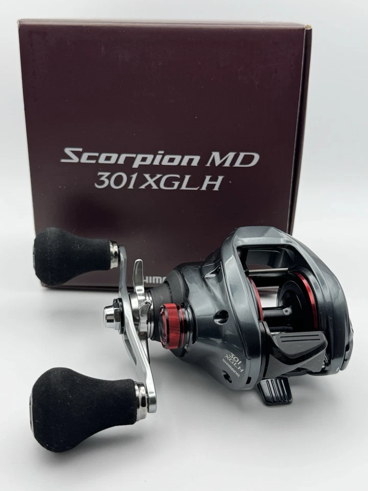 Shimano 24 Scorpion MD 301XGLH Left  Baitcasting Reel  w/Box " New other "  S026 - Image 1 of 4
