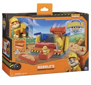 Rubble & Crew - Rubble’s Workshop Playset with Kinetic Build-It Sand & Rubble - Picture 1 of 8