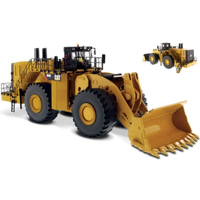 CAT 994K WHEEL LOADER YELLOW 1:50 Diecast Master Mezzi Industriali Modellino Nuo - Immagine 1 di 3
