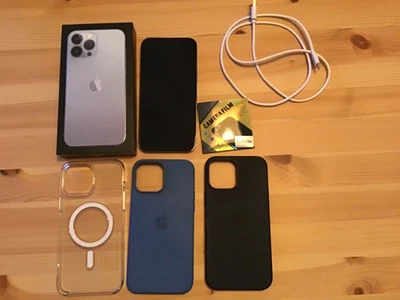 Apple iPhone 13 Pro Max - 128GB - Sierra Blue (Ohne Simlock) (Dual-SIM) - Bild 1 von 4