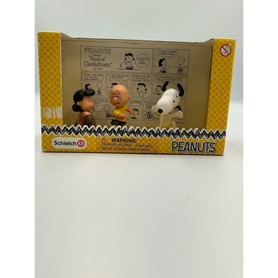 Schleich Peanuts Charlie Brown Lucy Snoopy Comic Strip Figuren Set 22014 Classic - Bild 1 von 4