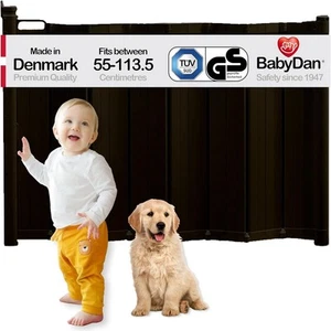 BabyDan Guard Me Porte d'escalier rétractable automatique extra large convient 55-113,5 cm Danemark - Photo 1/9