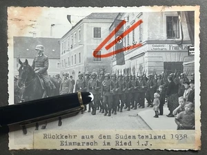 Rückkehr aus dem Sudetenland 1938 Ried im Innkreis Stad Österreich Fotoalbum - Picture 1 of 2