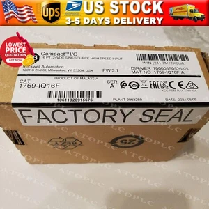 Neu versiegelt AB 1769-IQ16F CompactLogix 16 Pt 24VDC I/O-Eingangsmodul USA kostenlose Steuern - Bild 1 von 2