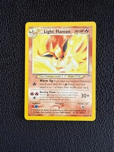 Light Flareon 46/105 Neo Destiny Vintage WOTC 2002 Pokemon LP - Imagen 1 de 2