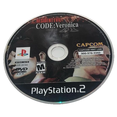 Resident Evil - CODE: Veronica X - Sony Playstation 2 | Disc Only | RESURFACED - Image 1 of 4