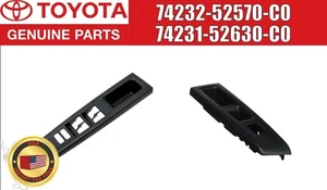 Toyota Vitz 2010-2014 Front Armrest Upper Panel RH & LH Set OEM Japan - Picture 1 of 10