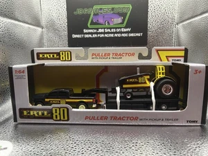 1/64 ERTL Truck with Lowboy Trailer and Pulling Tractor - 16516OTP - Picture 1 of 3