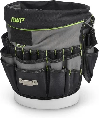 AWP 51-Pocket Bucket Tool Organizer for Easy Standard 5 gallon bucket, Black  - Image 1 of 4