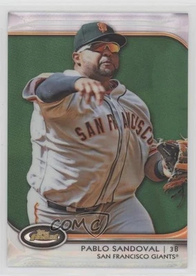 2012 Topps Finest Green Refractor /199 Pablo Sandoval #69 - Image 1 of 2
