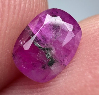 0.95 Carat Top Quality Cut Ruby Combined with Pyrite From Jegdalek Afghanistan - Image 1 of 4