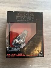 Star Wars First Order Snowspeeder Black Series Titanium Diecast