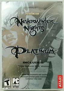 Juego de PC Neverwinter Nights platino disco faltante con caja - Imagen 1 de 5