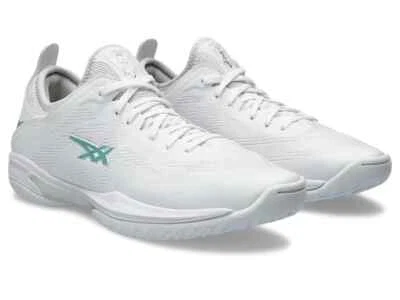 Scarpe da basket ASICS GLIDE NOVA FF 3 1063A072 101 bianco tinta verde acqua - Immagine 1 di 4