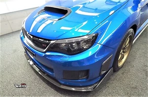 RPG Carbon Headlight Eyelid Cover for 08-14 Subaru Impreza WRX STi GR GV R206 - Picture 1 of 8