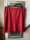 New. Ladies fully lined red A line skirt from Ann Harvey (maybe size 20)