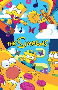 AA5393 Die Simpsons Show von Matt Groening 1989 Collage Film Poster 11x17 - Bild 1 von 9