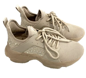Steve Madden DAMEN MAXIMA CHUNKY GLITZ SNEAKER DUSTY TAUPE GRÖSSE 7,5 - Bild 1 von 11