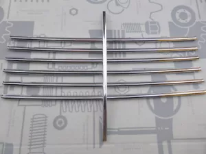 Genuine Mercedes W124 2nd Series Chrome Trim Radiator Grille Complete Set! NOS! - Picture 1 of 1