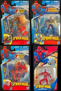 NUOVO! Set 4 action figure Spider-Man Hasbro 4" 2009 MOC/NUOVE CON SCATOLA - Foto 1 di 13