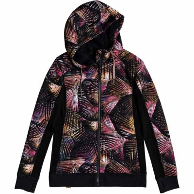 New Roxy Womens Frost Printed Winter Hoodie.