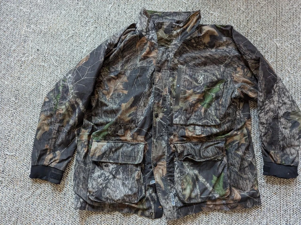 BROWNING camouflage MOSSY OAK breakup 2XL jacket PREVENT coat parka SHELL - Image 1 of 4