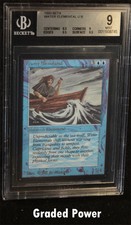BGS Beta Water Elemental  9 Magic Beckett Graded MTG