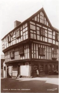 Corner of Butcher Row Shrewsbury unbenutzt RP old pc Walter Scott CC509 - Bild 1 von 1
