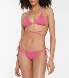 Reina Olga NEW Miami Wraparound 2 Piece Bikini Triangle Top Bottoms Swimsuit - Bild 1 von 4