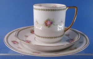 Antik: ROSENTHAL 3 -teiliges Gedeck EMPIRE; Kaffee- / Mokkatasse, UT, Teller - Bild 1 von 3