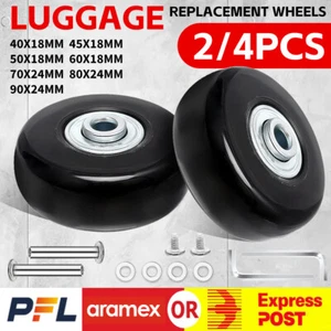 Luggage Suitcase Wheels Axles Repair Kit Replacement Travel Dia.40mm~90mm - Picture 1 of 7