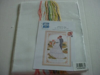 Vervaco cross stitch kit counted "newlyweds" Foto 1 de 3