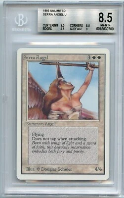 MTG Unlimited Edition 1993 Serra Angel BGS 8.5 NM Old School 93/94 - Image 1 of 2