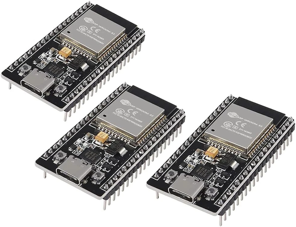 3pcs ESP32 ESP-32D ESP-WROOM-32 CP2012 USB C 38 Pin WiFi+Bluetooth Dual Core - Image 1 of 4