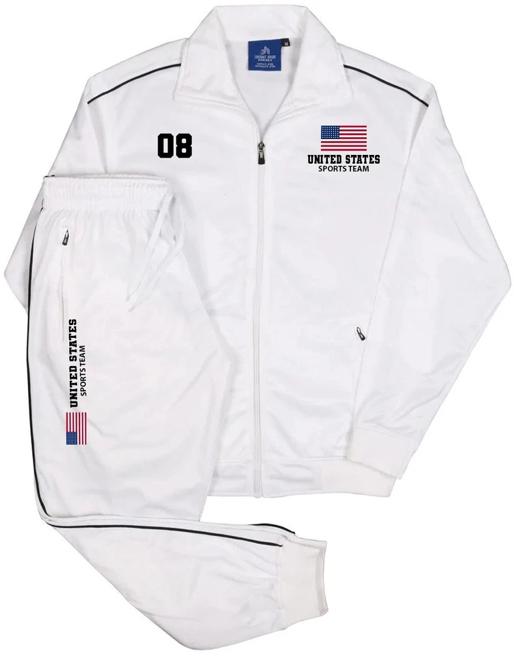 Men's Tracksuit Jogging Outfit Sports Styling - Image 1 of 2