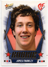 2007 AFL CHAMPIONS (2006) DRAFT ROOKIE - DR12 James FRAWLEY (MELBOURNE)