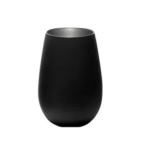 6 x Stolzle Olympic Tumbler Black/Silver 465ml | Bnb Supplies - Picture 1 of 2