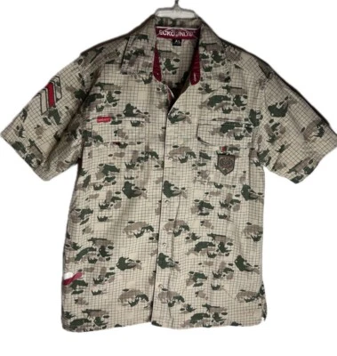 Camisa Safari Ecko Unltd Caqui Camuflada Niño Talla XL Foto 1 de 4