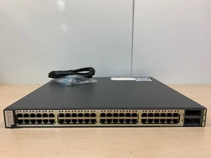 Cisco WS-C3750E-48PD-E 48 Port Gigabit Ethernet 2 X2 10 GBE Switch - Picture 1 of 3