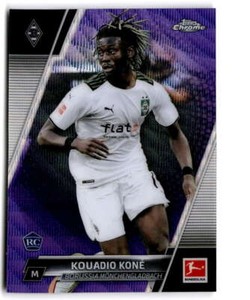 2021 Topps Chrome Bundesliga Refractor Purple Wave #78 KOUADIO KONE /299 