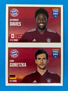 Figurine Panini Fifa 365 2021-22 2022 n.188 Davies/Goretzka BAYERN MUNCHEN - Foto 1 di 1