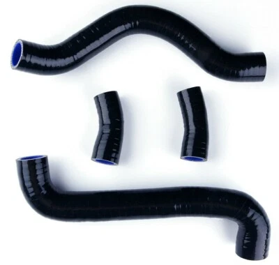 Kit de manguera de radiador de silicona negro Fit 1999-2002 2001 Suzuki SV 650 SV650S K1 K2 Foto 1 de 4