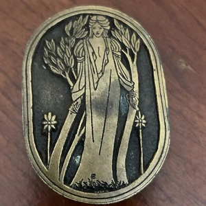 Vintage Lady Belt Buckle AB-10 IMC-Beardsley - Picture 1 of 12