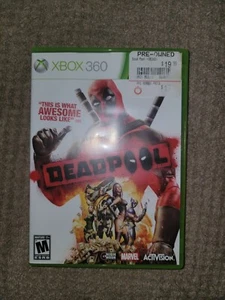 Xbox 360 Deadpool Marvel High Moon Studios. NO Manual. Acceptable Artwork - Picture 1 of 3